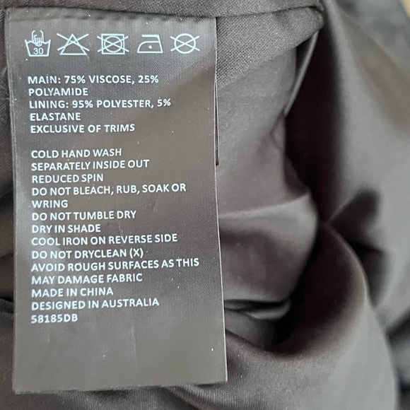 NWT Bardot Neptune Velvet Blazer Dress - Picture 6 of 6